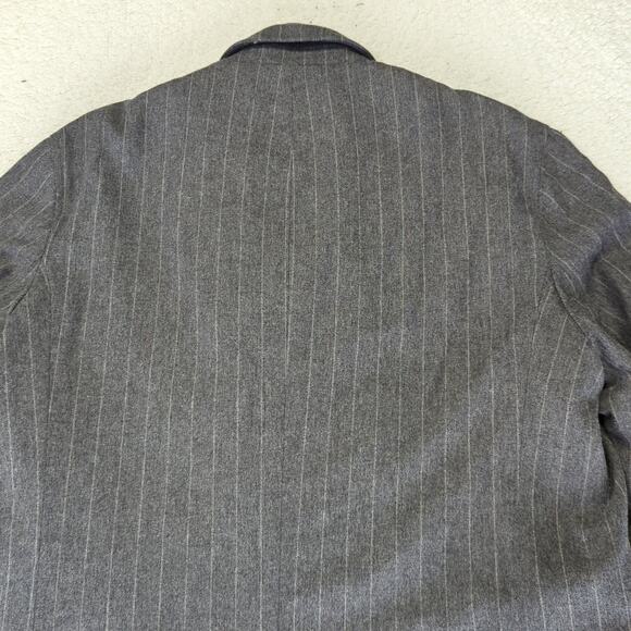 Banana Republic Sport Coat Removable Puffer‎ Blazer 3-in-1 Wool Gray Men's Large - Picture 5 of 12